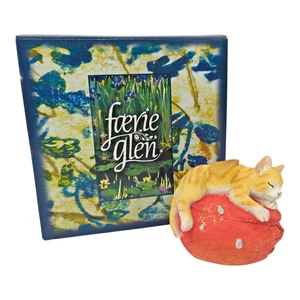 Faerie Glen Harmony Orange Fairy Cat Figurine FGC6860 2009 Munro NIB Rare! - Picture 1 of 13