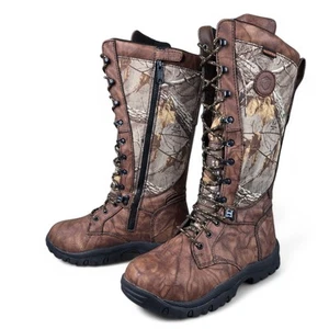 Game Winner Boots Mens 9.5 W Snake Shield Defender II Waterproof Hunting Camo - Picture 1 of 12