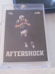 GARRETT NUSSMEIER LSU TIGERS 2025 ONIT AFTERSHOCK HOLO AS-1 MINT 🐯🏈 - Picture 1 of 2