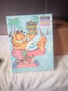 Vintage Garfield the Cat 1978 Jigsaw Puzzle Palm Trees Food Sandwich Sealed - Picture 1 of 2