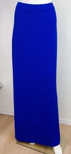 Vintage St. John Evening Royal Blue Santana Knit Skirt Size 10 - Picture 1 of 6
