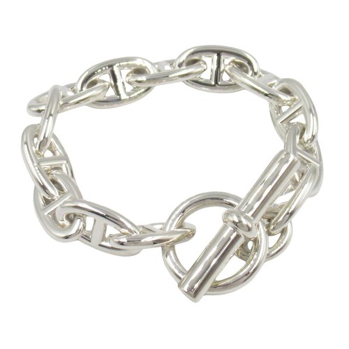 HERMÈS Bracciale Hermes Chaine D'Ancle Gm 13 Pannelli Accessori Argento 925 Uomo Donna