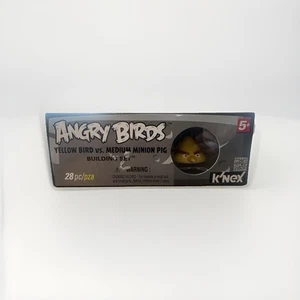 NEW In Box K’nex Building Set Full Angry Birds Yellow Bird Vs. Medium Minion Pig - Picture 1 of 4