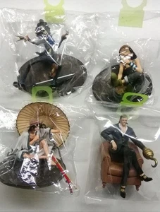 One Piece BWFC Display Figure Set - Luffy Usoh Brook Crocodile 4 pcs Used - Picture 1 of 10