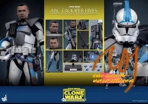 In Stock Hot Toys TMS132 1/6 Star Wars The Clone Wars ARC Trooper Fives Figure - Picture 1 of 4