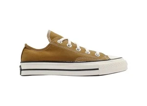 Converse Chuck 70 Canvas Low Mustard Yellow DARK SOBA Mens 6 Womens 8 US - Picture 1 of 9
