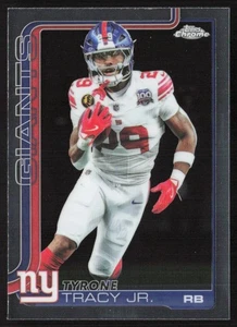 2025 Topps Chrome Red White and Blue Refractor Tyrone Tracy #228 R6220J-1 - Afbeelding 1 van 2