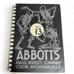 ABBOTT'S MAGIC NOVELTY COMPANY CATALOGUE NO. 13 + SUPPLEMENTS / Magic Catalog - Picture 1 of 2