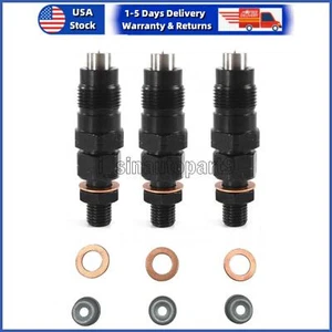 3PCS Fuel Injectors Set 16001-53002 H1600-53000 for Kubota D722 D902 D782 B7300 - Bild 1 von 13