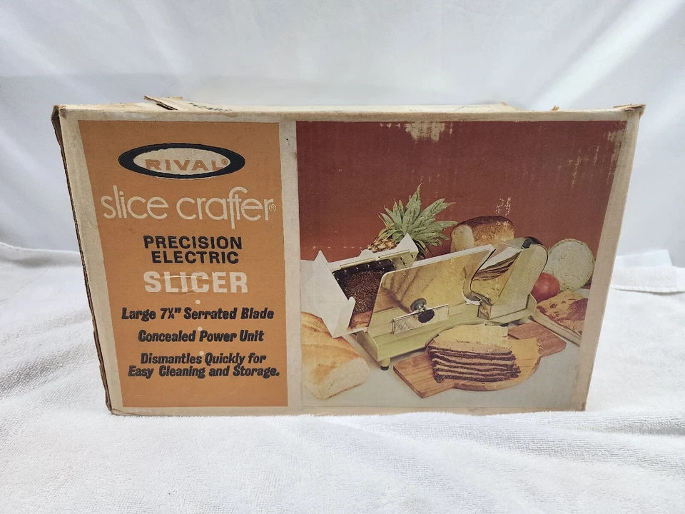 CORTADORA DE ALIMENTOS DE PRECISIÓN RIVAL SLICE CRAFTER, MODELO # 1037 TAL CUAL Foto 1 de 4
