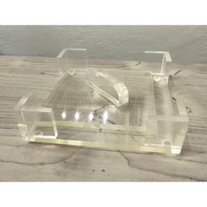 Clear Acrylic Napkin Holder With Cover - Picture 1 of 5