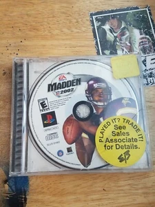 Madden NFL 2002 (Sony PlayStation 1, 2001) ~ No Manual ~ Estate Find/Untested - Picture 1 of 4
