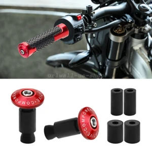 URLWALL Red CNC Handlebar End Cap Plug Slider For Sur-Ron Dirt Bike Light Bee X - Picture 1 of 7