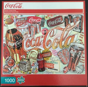 1000 Piece Enjoy Coca-Cola Jigsaw Puzzle by Buffalo Games New - Picture 1 of 2