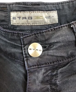 Etro Milano Jeans Mens Dark Blue Straight Leg Denim Size 30 - Picture 1 of 10
