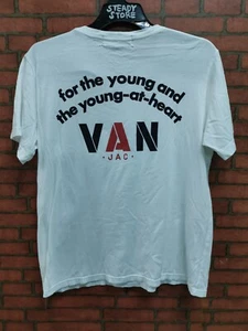 VINTAGE VAN JAC JAPAN BIG LOGO SPELL T SHIRT L - Picture 1 of 9