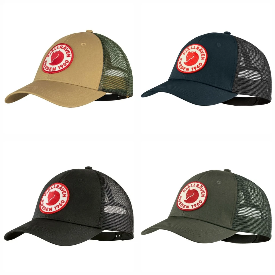 Fjallraven Cap - Fjallraven 1960 Logo Langtradarkeps Trucker Cap - 78138 - BNWT