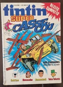 SUPER TINTIN N°6. Super casse cou. Couverture tintin, les casseurs, etc (1979) - Imagen 1 de 1