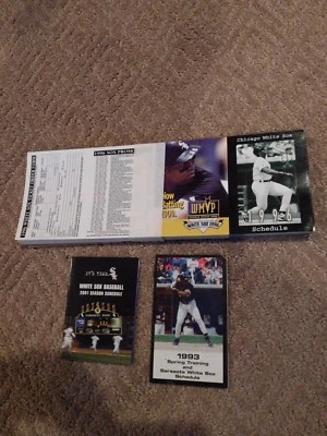 Frank Thomas 1996 Chicago White Sox Schedule Lot of 100 &  BONUS ITEMS - Image 1 of 4