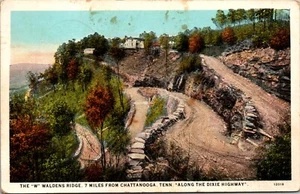 Postal reverso dividido The W. Waldens Ridge Chattanooga Tennessee F1 - Imagen 1 de 2