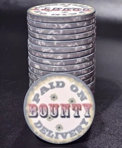 25 x 39mm Bounty Chip for Poker Tournament Ceramic - Picture 1 of 1