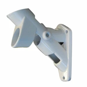 2-Position Aluminium Halterung (weiß) für Fahnenmast - Bild 1 von 2