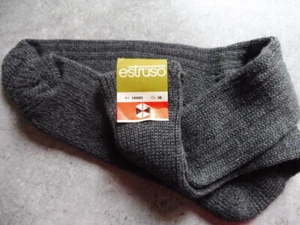 "estrüso" DDR Herren Langsocke dunkelgrau Gr. 30 mit Etikett, aus Thum Erzgebirg - Bild 1 von 3