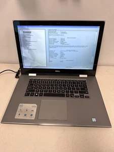 Dell Inspiron 15 5568 i7 6500 8GB RAM BAD SCREEN NO DRIVE/BATTERY/AC #04 - Picture 1 of 8
