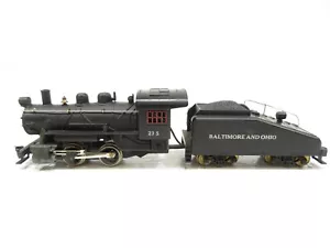 Locomotora de vapor Tyco T209E HO Baltimore y Ohio 0-4-0 y licitadora #235 LN - Imagen 1 de 11