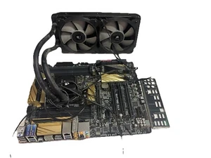 asus x79 deluxe płyta główna z wentylatorem chłodzącym - Zdjęcie 1 z 4