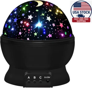 Kids Star Projector Night Light-16 Color Changing,360° Rotation,USB Powered, LED - Picture 1 of 12