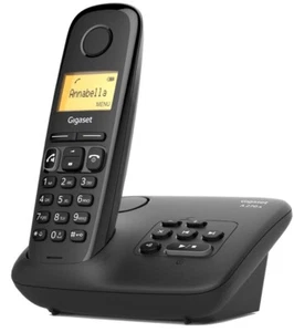 Gigaset A270A - Teléfono doméstico inalámbrico básico con pantalla grande, contestador automático y S - Imagen 1 de 2