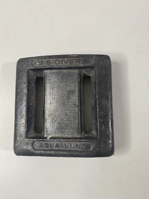 De colección US Divers Aqua Lung 2.12 libras cinturón de plomo duro pesas de buceo Foto 1 de 4