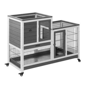 Alopet Rabbit Hutch Chichen Coop 100 x 55 x 90cm - Picture 1 of 7