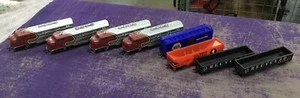 Mix of HO Train Cars Napa, Illinois Central Gulf, Sante Fe - Picture 1 of 12