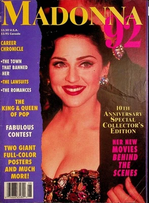 RIP Magazine Madonna Spring 1992 10th Anniversary Vol 6 #13 - Image 1 of 4