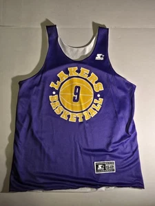 Maglia allenamento reversibile vintage LA Lakers Nick Van Exel Starter taglia XL 52 - Foto 1 di 11