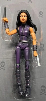 "Figura de acción ToyBiz Marvel Legends X-23 variante púrpura 6"" serie Apocalipsis BaF" Foto 1 de 2