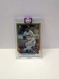 Eury Perez Topps Archives Signature Edition Gold Foil 1/1 Auto Rookie RC Marlins - Bild 1 von 14