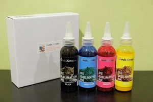 4 X 100ml Professional True Color Sublimation Ink Refills for EcoTank printer... - Picture 1 of 5