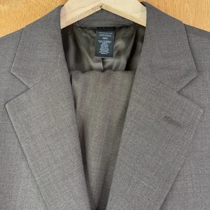 Claiborne Suit Mens 38R Brown 2 Button Performance Wool Pants 32x30 Modern Fit - Picture 1 of 21
