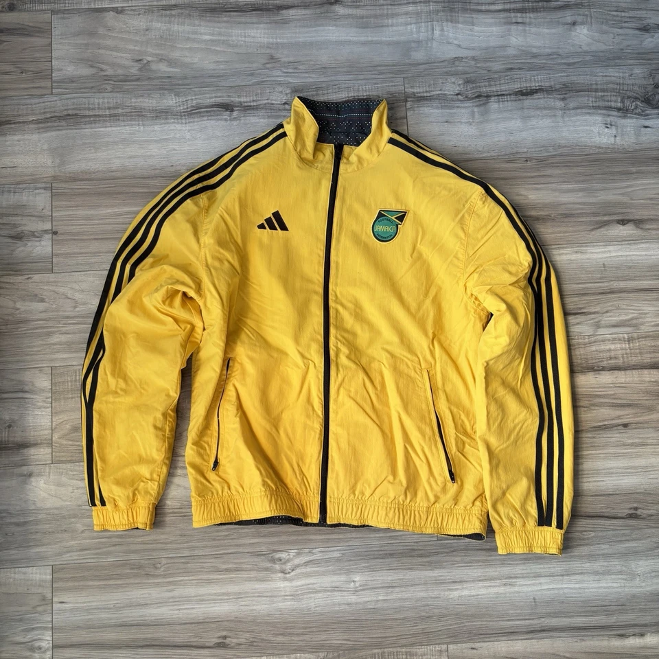 Adidas X Wales Bonner Jamaica Football Anthem Reversible Jacket Men’s Size S - Image 1 of 4