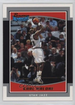 2002-03 Bowman Signature Parallel /249 Karl Malone #SE-KM HOF - Image 1 of 2