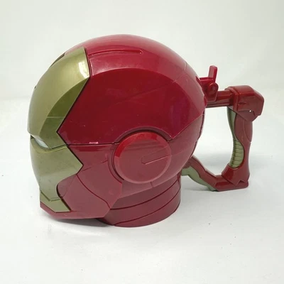 Disney Parks Iron Man Helmet Mug Handle Lid Marvel Collectible Drinkware - Image 1 of 4