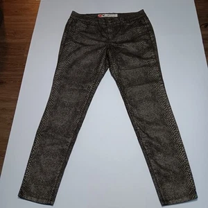 Pantalones elásticos de tiro bajo con estampado de piel de serpiente Grane para mujer junior 13 D1 - Imagen 1 de 18