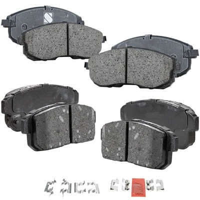 Front and Rear Ceramic Brake Pad Set For 2002-2003 Nissan Maxima 2002-2004 I35 - Image 1 of 4