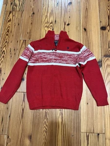Maglione U.S. Polo Assn Rosso Natale Vacanze Autunno/Inverno, Ragazzi XL (18) - Foto 1 di 7