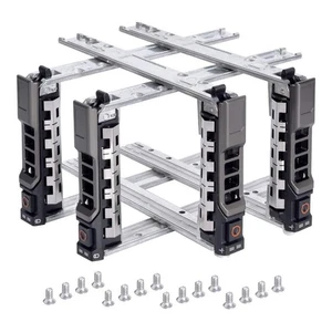 4PCS 2.5" SAS SATA Hard Drive Tray For Dell R720 R730 R730XD R430 R930 R620 T420 - Picture 1 of 6