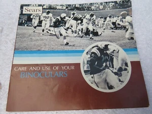 Vintage Sears Care and Use of Your Binoculars - Paperwork Only - Picture 1 of 6