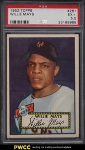1952 Topps Willie Mays #261 PSA 5.5 EX+
